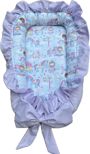 Unicorn and princess baby nest was £45 now only £35 only 1 available at this price