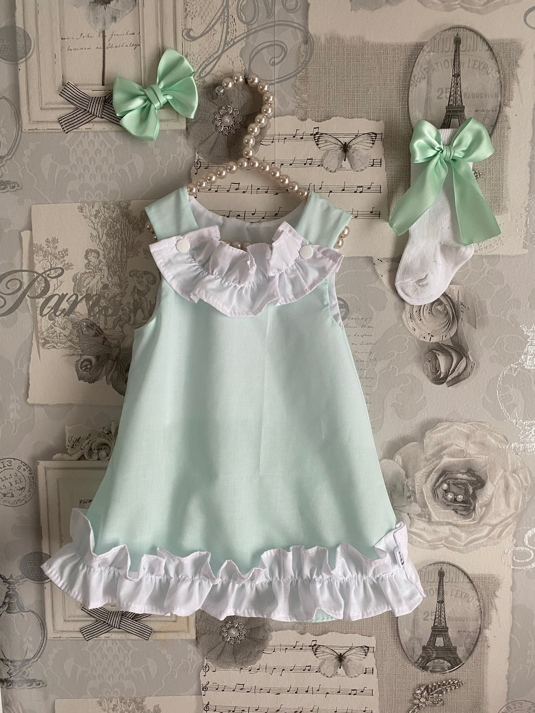 Mint dress set