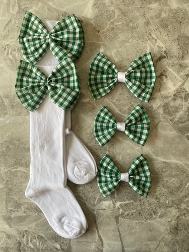 School socks and bows sets