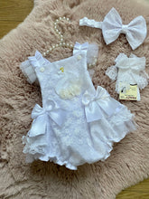 Beautiful white swan romper sets