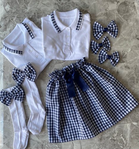 School uniform sets. All colours listed here