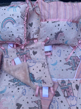 Beautiful pink unicorn cot/cot bed bedding/nursery decor